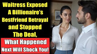 Waitress Exposed a Billionaires Best Friend Betrayal and Stopped The Deal What Happened Next [upl. by Bremen]