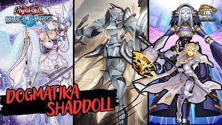 YUGIOH DUEL LINKS DOGMATIKA SHADDOLL DUEL LINK LOCK BOARD AND NEGATE [upl. by Eiramadnil430]