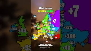 Country code in europe geography map mapping europe [upl. by Narot773]