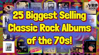 1970s Rock Giants The 25 BestSelling Studio Albums That Defined the Decade [upl. by Marjy]