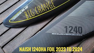 Naish Wing Foil 1240HA Multicolor 2024 compared to the previous model [upl. by Kelwen483]