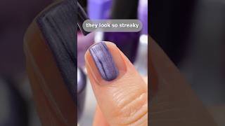 this trick will FIX your streaky manicure 🫣💅 nailpolish101 nailpolish [upl. by Zobe]