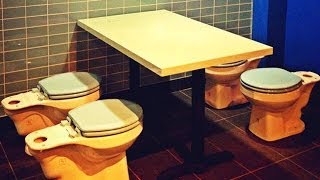 Toilet Food And 8 More Weird Restaurants [upl. by Etiam]