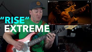 Guitar Teacher REACTS Extreme  quotRisequot  KILLER Nuno Bettencourt Solo [upl. by Namrehs]