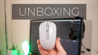 1 Minute Unboxing Joyaccess M10 Wireless Bluetooth Mouse  Works with M1 iMac and Macbook Air [upl. by Marys167]