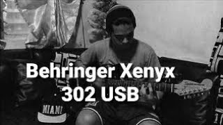 Behringer Xenyx 302 USB guitar demo [upl. by Ecnarretal]