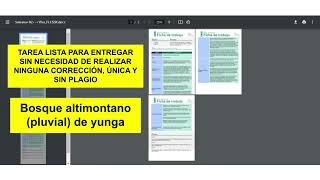 Semana 02  Tema 01 Tarea  Ecosistemas del Perú  INDIVIDUO Y MEDIOAMBIENTE [upl. by Akehs]