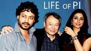 Life of Pi Press Conference with Irrfan Khan amp Tabu [upl. by Epillihp928]