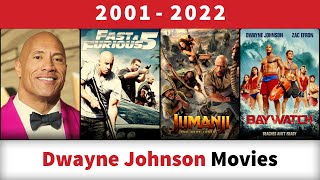 Dwayne Johnson Movies 20012022 [upl. by Kallick884]