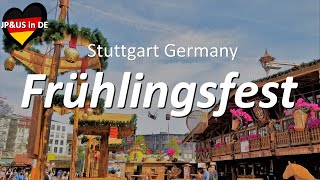 【Stuttgarter Frühlingsfest 2023】🇩🇪Lets go to the Spring Festival in Stuttgart Germany [upl. by Grenier]