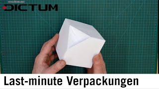 LastMinuteVerpackungen für Gutscheine Plätzchen und Weihnachtsgeschenke [upl. by Norehc]