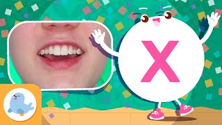 Phonics for Kids 🗣 The X Sound 🦊 Phonics in English 🌊 [upl. by Atinrev659]