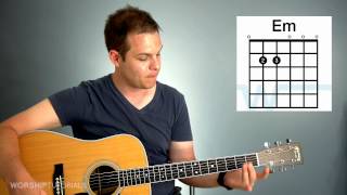 Guitar Lesson  How to play chords in the key of G G C D Em [upl. by Berneta412]