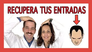 🟣DESCUBRE cómo RECUPERAR ENTRADAS sin injerto capilar  Evita el trasplante y la alopecia [upl. by Ploch]