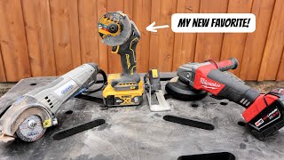 Dewalt 20V Cut Off Tool DCS438B vs Dremel Saw Max Milwaukee M18 Fuel Grinder [upl. by Submuloc]