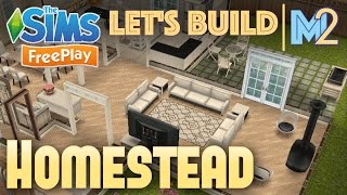 Sims FreePlay  Lets Build a Family Homestead Live Build Tutorial [upl. by Nelle219]