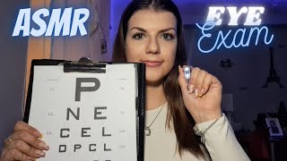 ASMR po polsku Badanie oczu 👀 Eye Exam Roleplay dźwięki deszczu [upl. by Yc]