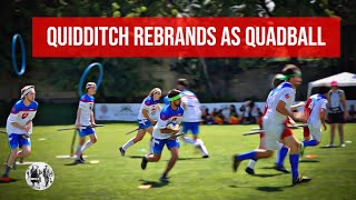 Quidditch rebrands as Quadball [upl. by Eesdnyl799]