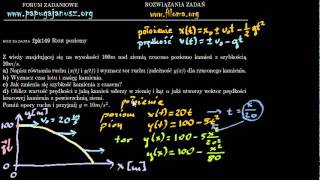fpk149  Rzut poziomy  Kamień  zadanie z fizyki  filomaorg [upl. by Davison]