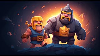 Clash of clans  300 Golems amp 300 Giants mass Gameplay [upl. by Heffron]