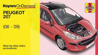 Fix your Peugeot 207 2006  2009 with Hayness video tutorials [upl. by Nitniuq792]