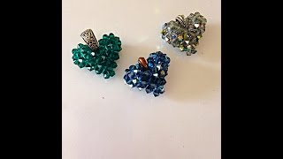 Make a Swarovski Crystal Heart stepbystep [upl. by Alejoa]