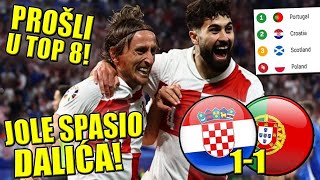 🔴HRVATSKA 11 PORTUGAL  ZASLUŽENO JEDVA PROŠLI LAGANU GRUPU 🔴 [upl. by Cinderella]