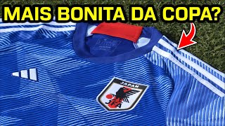 Essa camisa é LINDA 😍  Análise camisa Adidas Japão Home 2022  Mantos da Copa do Mundo do Catar [upl. by Einahpts]