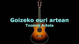 Goizeko euri artean Txomin Artola kitarra akordeak cover [upl. by Isabea]