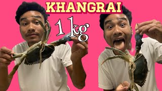 Crabs Curry Recipe  CKhangrai 🦀 1Kg Kanai No Song Chamani 🤤 [upl. by Nosittam]