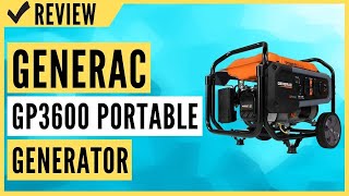 Generac 7678 GP3600 Portable Generator Review [upl. by Haldane]