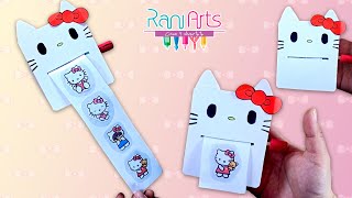 Mini Impresora de Stickers HELLO KITTY  DIY  muy fácil ✨♥😻 [upl. by Brunell]