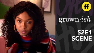 grownish Season 2 Episode 1  Aaron Gets Luca in Trouble With Zoey  Freeform [upl. by Shina]