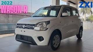 2022 Maruti Suzuki Wagon R ZXI 🔥  detailed review  changes   price  features  specs [upl. by Litman]