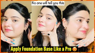 HOW TO APPLY FOUNDATION LIKE A PRO  Flawless Foundation Tips [upl. by Mendive]