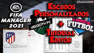 FIFA MANAGER 14  Tutorial del Editor y Escudos Personalizados  Español [upl. by Yahsram461]