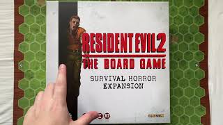 Survival Horror Expansion  Resident Evil 2 Board Game [upl. by Leamhsi]