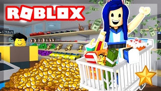 TRYING TO GET RICH IN ROBLOX  Roblox Retail Tycoon [upl. by Arbmahs]