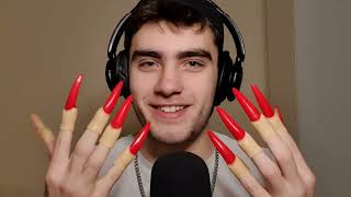 ASMR WITH LONG NAILS [upl. by Idur941]