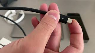 A 130 CABLE  Apple Thunderbolt 3 Pro Cable Unboxing [upl. by Nelad]