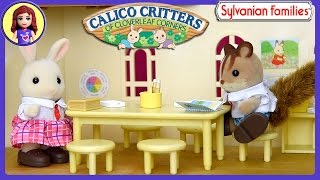 Sylvanian Familes Calico Critters School Friends Setup and Play in Berry Grove School  Kids Toys [upl. by Akahc]