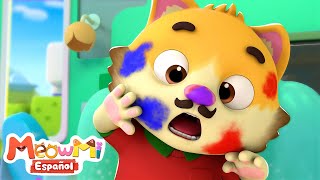 Vamos a Maquillar a Papi🖍️😊✨  Canción Infantil  MeowMi Family Show Español [upl. by Leiram]