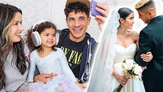 3 Year Old Daughter REACTS To Our WEDDING VIDEO EMOTIONAL 😢 [upl. by Lundin]