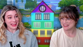 building a house in the sims but every room is a different color AGAIN [upl. by Myca]