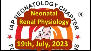 Neonatal Renal Physiology IAPNEOCHAP Renal Symposium [upl. by Latouche589]