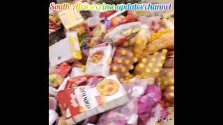 Spaza shop owners at Stobong Ga Moloi disposing expired food a day before health inspector visit [upl. by Anirdnajela]