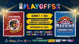 JUNIOR MPBL SEASON 2 PLAYOFFS  Marikina vs San Juan  16U  November 24 2024 [upl. by Dee]