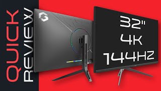 Gameon 32quot 4K 144Hz Gaming Monitor [upl. by Dagmar]