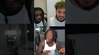 Lil Uzi Vert Adin Ross and Kai Cenat Debate About Pancakes [upl. by Spracklen]