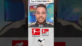 Top 5 TORHYMNEN 🇩🇪🔥 torhymne bundesliga fußball hymne [upl. by Anyotal]